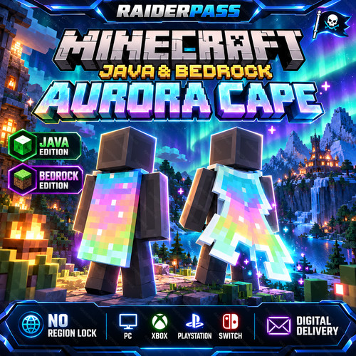 Minecraft aurora cape code - code,
