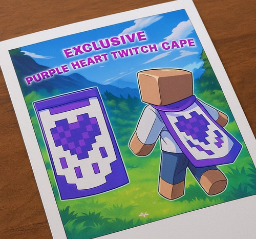 Minecraft purple cape codice - minecraft,