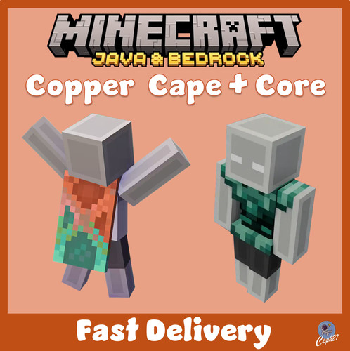 Minecraft copper cape - copper,