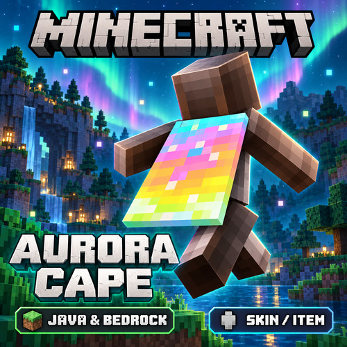Minecraft aurora cape - aurora,