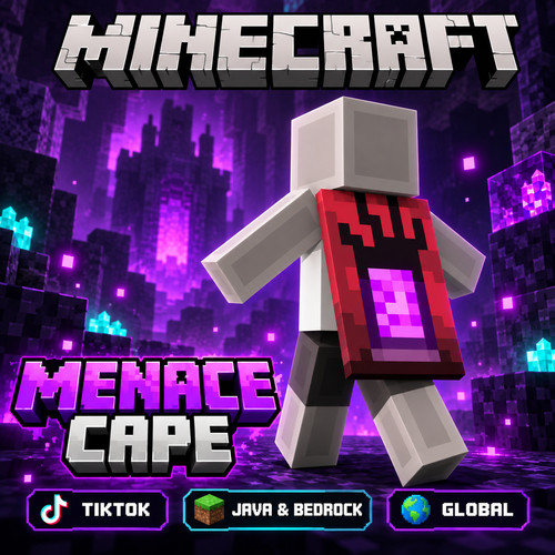 Minecraft menace cape - minecraft,