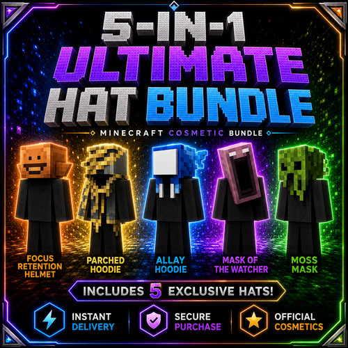 Pacchetto cappelli minecraft - pacchetto,
