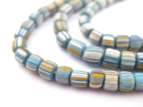 Perline blu pastello giava - , uva